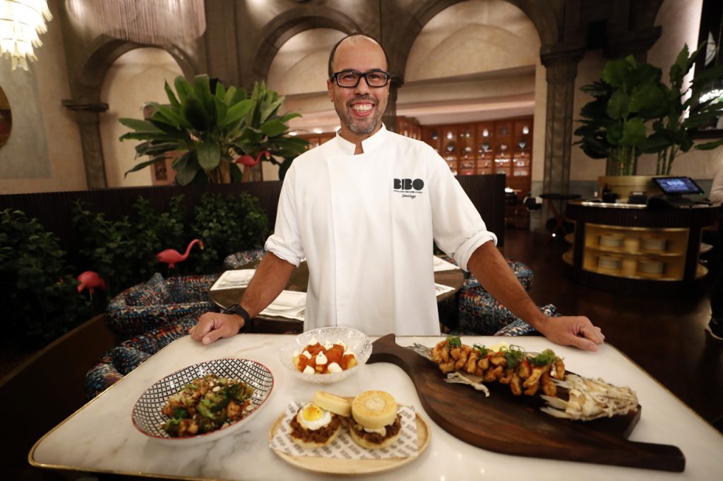 El chef Santiago Guerrero se hace cargo desde hace 3 años de la cocina de BiBo, local del chef estrella Michelin español Dani García,